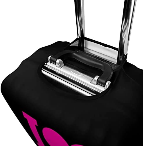 Eu amo a capa de bagagem de bagagem de viagem rosa capa de bagagem de bagagem para hotel em casa hotel