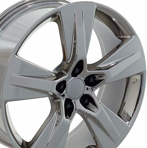 OE Wheels LLC 19x7.5 Wheels Caixa Toyota, aros cromados do estilo Highlander, Hollander 75163 - Conjunto