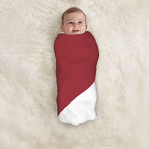 Blanta de bebê da bandeira letã Recebendo cobertor para capa de swaddle recém -nascida infantil
