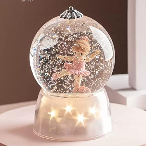 Tfiiexfl Dreamy Starlight Snowflake Crystal Ball Box Octavo DLA Namorado e namorada Aniversário do dia dos namorados