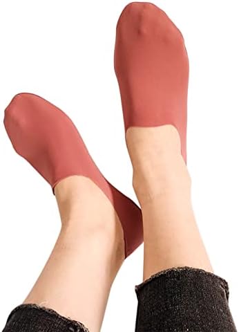 Sem show meias feminino não deslize meia escondida confortável meias respiráveis
