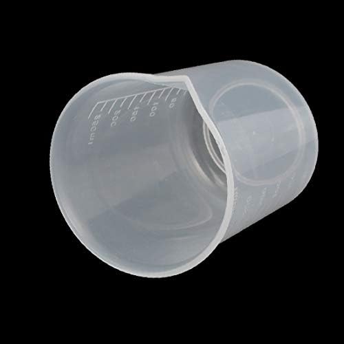 X-Dree 250ml Laboratory Plástico Recipiente de copo de copo de líquido de líquido (250ml Laboratorio Plástico Cosa Recebiente