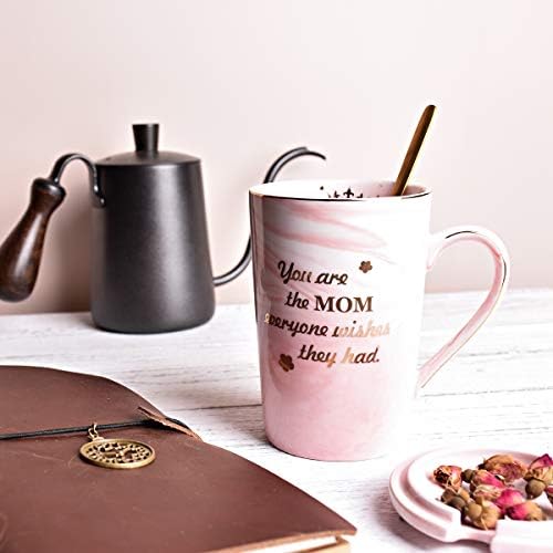 Presentes do Dia das Mães de Bosmarlin, caneca de café para mamãe da filha, Funny Mug for Mother, 13 onças