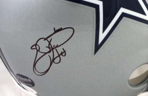 Aikman Irvin Smith autografou o Dallas Cowboys f/s capacete - JSA W Auth *Emmit Back - Capacetes NFL autografados
