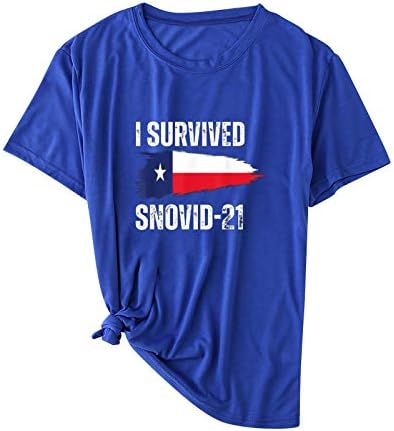 Camisa de manga comprida feminina Snovid-21 I gelo sobreviveu e fria air feminino Manga de camiseta Trechão de neve curta