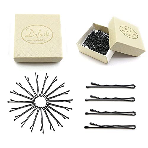 Dofash 100pcs bobby pinos pinos de cabelo clipes de cabelo de aço 3,5cm/1,38 acessórios para meninas para meninas