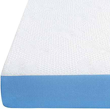 Sono Olee Sleep 8 polegadas Gel Ventilado Infuse Memory Foam Mattress, Certipur-US® Certified, Blue, Full