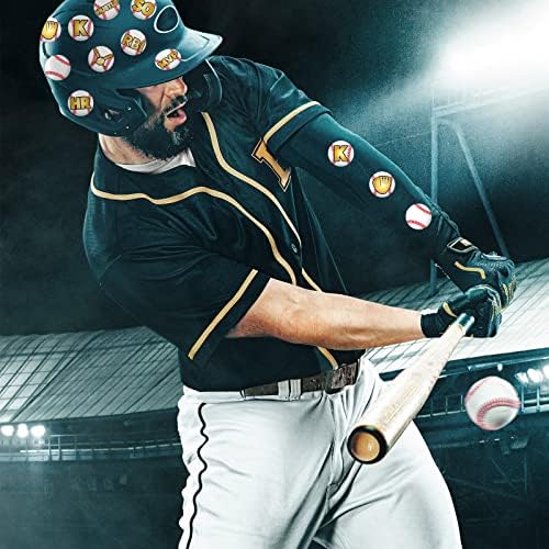 375 PCS Decalques de capacete de softball Decalques Prêmio Decalques de Baseball Auto Adesivo Capacete de beisebol