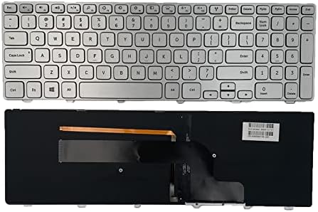 Layout dos EUA de substituição de laptop com teclado de luz de fundo para Dell Inspiron 15 7537 7000 p36f 15-7000 séries 87ytj