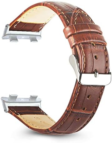Dfamin Adequado para relógio OPPO com Bamboo Pattern Watch Strap 41mm46m Crocodile Strap