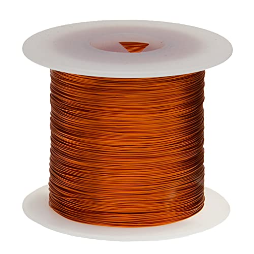 Fio de ímã, 240 ° C, fios de cobre esmaltados pesados, 20 awg, 5,0 lb, 1573 'de comprimento, 0,0351 de diâmetro, natural