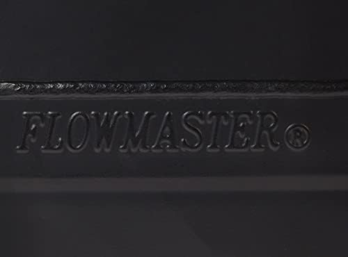 Flowmaster 8425152 Super 10 silencioso 409S - 2,50 Centro em / 2.25 Dual Out - som agressivo, preto