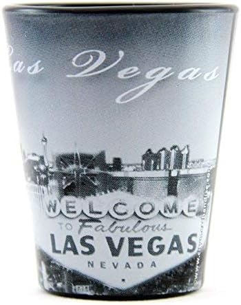 Las Vegas Nevada Black B&W Glass CTM