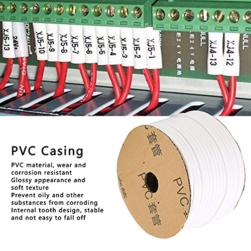 Marcador de arame Tubo 2pcs PVC Casting Wire Marking Protection Protection Acessórios para impressoras de tubo para fios