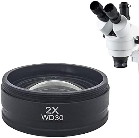 Acessórios para microscópio 42mm 48mm 50mm 52mm 0,5x 2x Microscópio Objetivo Microscópio Consumíveis