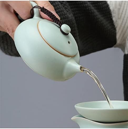 Liuzh bule chinês ru kin kin bule de chá xishi bule de chá de cerâmica gelo rachado de bule de chá e panela única doméstica