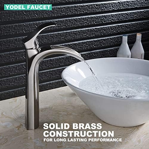 Torneira Yodel Casa Cachoeira Pia do banheiro FAUCET Sink Torneira de um orifício Um orifício único com rolagem de drenagem pop