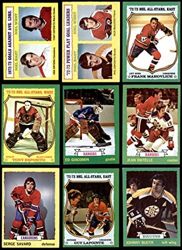 1973-74 Topps Hockey Complete Conjunto Ex+