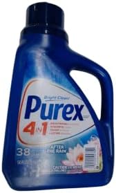 Purex - 2420004789 - 1460839 04789 Líquido HE detergente, após o cheiro de chuva, garrafa de 50 oz