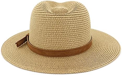 Chapéus de palha para mulheres Summer Light Board Sun Hat Hat Hole Hole Multicolor Baseball Cap for Women Summer Summer Beach Hat