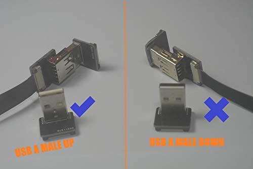FPC Removível USB Ends Micro USB padrão USB tipo C Male C Feminino 90 graus Angulado