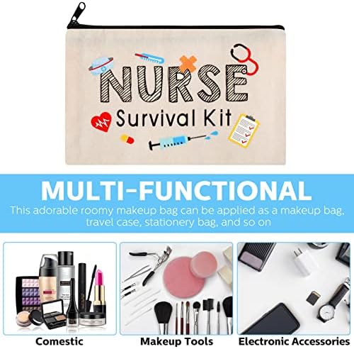 30 peças enfermeiro sacos de maquiagem enfermeira kit de sobrevivência Bag presente de enfermeira para mulheres, meninas,