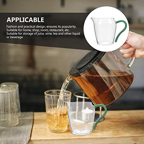 Hemoton manchado jarro de água de vidro de vidro Kettle Dispensador de chá de chá de malha bebe jarro de água para bebida