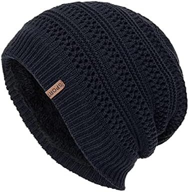 Capéu de gorro de malha de inverno feminino Cabeça Hedging Women & Men Cap Hat Warm Unisex Knit Boys & Girls Cap Large Trapper Hat