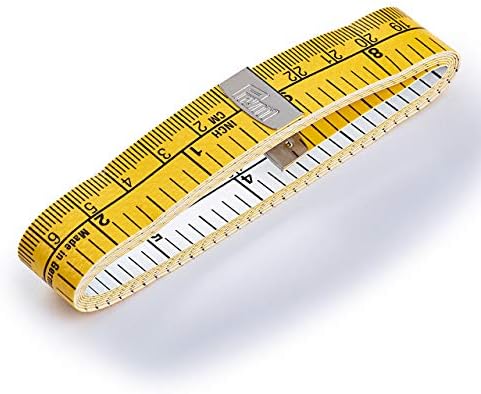 Fita de medição prym, 150 cm / 60 polegadas, amarelo