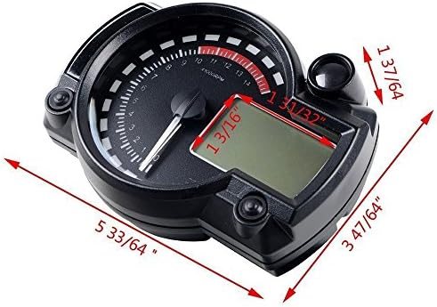 Wangyihan 15000rpm Motocicleta Universal Speedômetro Digital Speedômetro Digital Medidor odômetro