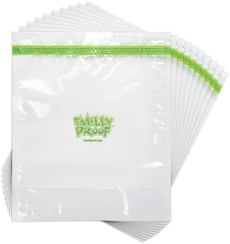 Pacote de sacos de armazenamento à prova de odor à prova de prova fedorenta: sacos de stand-up reutilizáveis ​​para armazenamento