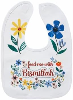 MUHADZIR BABY BIB me alimente com Bismillah - 2pcs