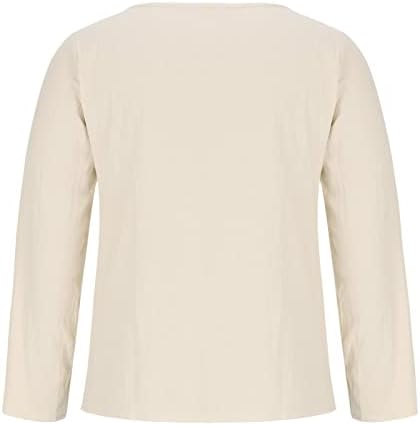 Túnica de túnica para as mulheres vestirem com legging fofinho de abóbora impressão camisetas casuais blusas de botão de pescoço