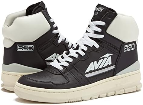 AVIA 830 Sapatos de basquete masculino, tênis retrô para interno ou externo, rua ou quadra, tamanhos de 8 a 13