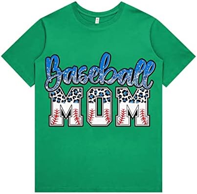 Camisas de beisebol mulheres, feminino gráfico de camisetas