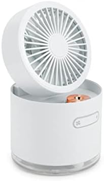 Palha 2 em 1 Mini fã portátil umidificador USB carregamento silencioso ventilador ajustável Spray de resfriamento de ar condicionado para uso doméstico