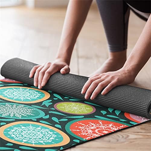 Totou Rubber Yoga Mat Pilates Ginástica Mat Yoga Mat Sports Fitness Mat Reutilable lavável tapete de ioga (cor: a, tamanho