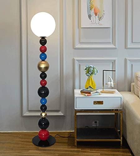 Dshgdjf Art Fashion Glass Ball Corner Floor Floor para decoração da sala de estar LED E27 Lâmpada Bedroom Bedside BAR BAR