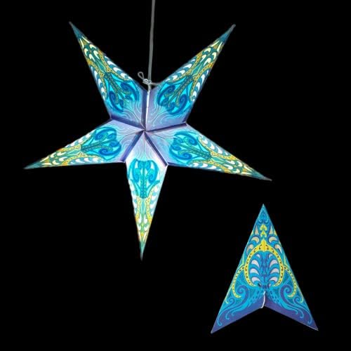 Papel estrela lanterna lanterna lampshade papel estrela tons de luz grande de 60 cm decorações penduradas para o casamento de