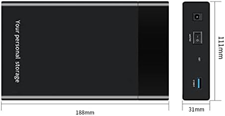 Tbiiexfl sata III para USB 3.0 CASA DE DISCO HDD Gabinete externo do disco rígido 2,5 3,5 Caixa de docking HDD para laptop