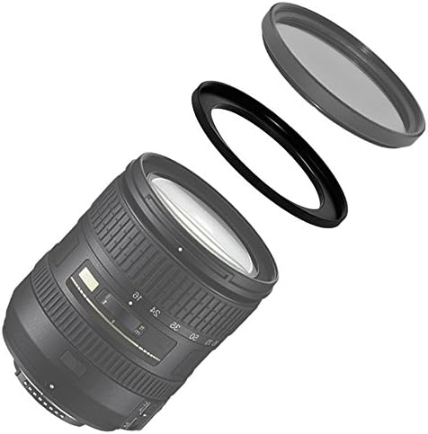 Anel de ninolito para cima para lente de câmera de 40,5 a 46 mm, anel de adaptador de liga de alumínio