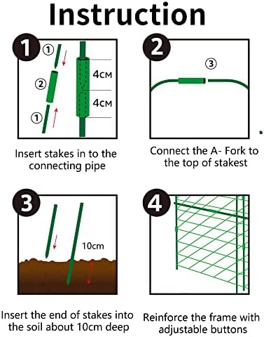 Trellis de pepino de jardim Codree para escalada de plantas -47x 47 polegadas Arch Melon Trellis para treliça de túnel de jardim