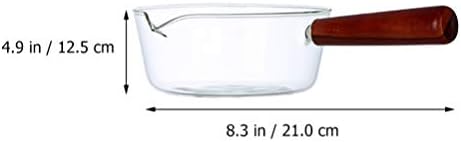Fogão portátil de hemotão mistura de vidro de vidro molho de molho de sopa de café com manteiga de manteiga de panela