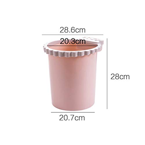 Lixo zukeeljt lata lata doméstica lata com anel de pressão feita de material de PP que pode ser colocado na sala de estar