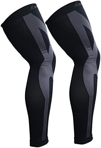 Mangas de compressão de pernas cheias para homens -grau médico 20-30mhg -corrida, recuperação, inchaço -suporte do joelho
