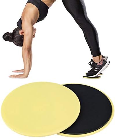 Sliders de núcleo, uso de dupla face exercício discos deslizantes de aparelho de fitness leve e não deslizante Equipamento de exercícios corpora