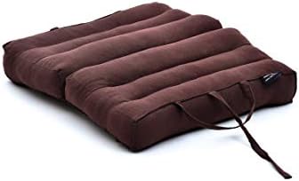 Chopse de assento dobrável de mangueira-travesseiro confortável sentado com loop de transporte, almofada de assentos feita de kapok