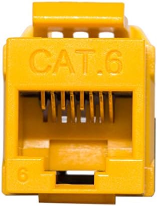 Linkomm 10-Pack RJ45 CAT6 Slim Perfil UTP Jack de Keystone não cortado