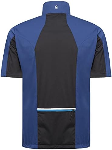 Little Donkey Andy Men's Lightweight Softshell Vest Slave Short para corrida para caminhadas