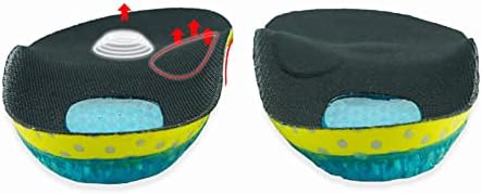 Insolas de gel atlético infantil para almofada e conforto crianças que executam palmilhas para absorção de choques e suporte de suporte